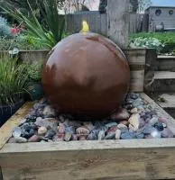 Кортеновская сталь фонтан (518910) ∅ 700 мм. Тотьма