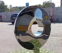 Линза арт  скульптура (519060) ∅ 2500 сталь AISI304 Тотьма 