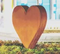 Кортеновская сталь скульптура сердце (518279) монтаж арт-объект  в Тотьме