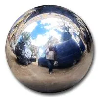 Шар ø 600 мм. полый полированный (517585) поставка - сфера арт-объект пустотелая  в Тотьме