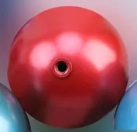Ёлочный шар красный (518840) ∅ 500 мм. Тотьма 
