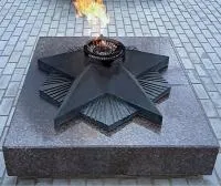 Вечный огонь фигурная подложка литье из чугуна (NSO-PiroClub) в Тотьме