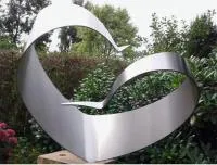 Сердце скульптура из нержавеющей стали (518277) поставка арт-объект  в Тотьме