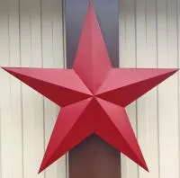 Красная звезда декор на стену в Тотьме (518432)