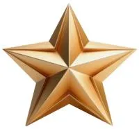 Звезда из латуни элемент декора на памятник в Тотьме (518509)
