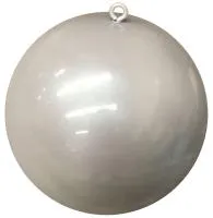 Новогодний шар белый (518857) ∅ 250 мм. Тотьма 
