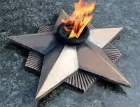 Вечный огонь СССР литая бронза патина в Тотьме (518554)