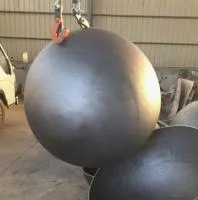 Полусфера сталь Ст3 ∅ 1650 стенка 5 мм.