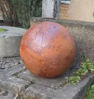 Сфера 3D парк КОРТЕН сталь (518912) ∅ 500 мм. Тотьма