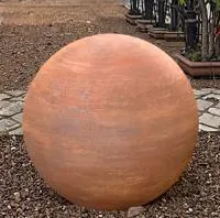Железный шар сталь кортен (518914) ∅ 1350 мм. Тотьма