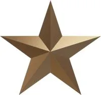 Звезда на памятник ветерану ВОВ из бронзы в Тотьме (518494)