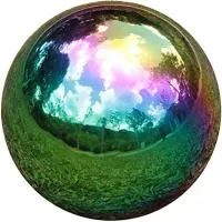 Шар зеркальная нержавейка (198285) монтаж - сфера арт-объект ø 1000 мм. пустотелая  в Тотьме